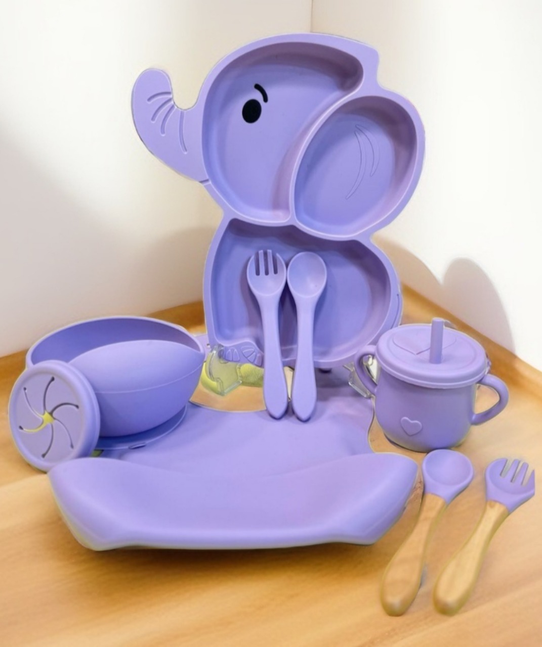 Miniatura 2 de SET DE ALIMENTACION PARA BEBE-ELEFANTE